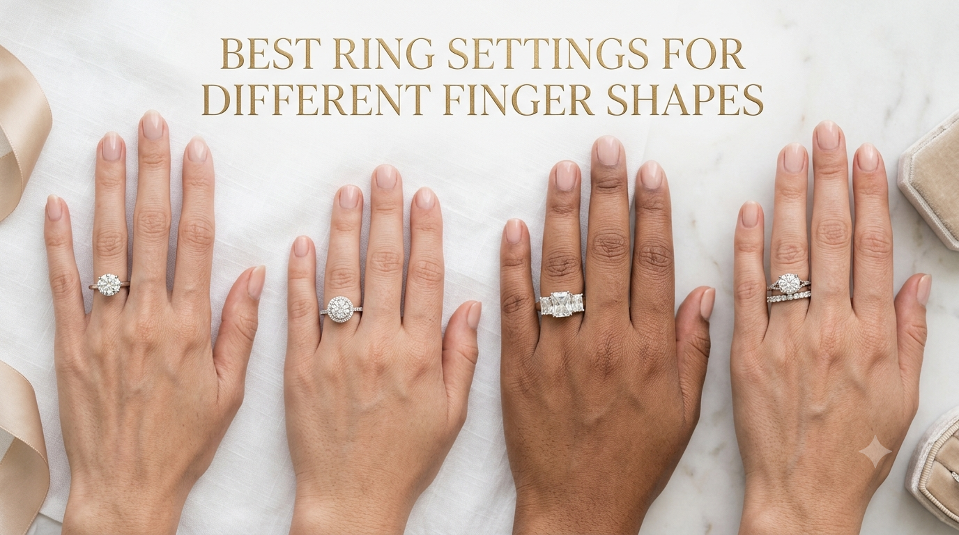 Best Ring Settings for Different Finger Shapes