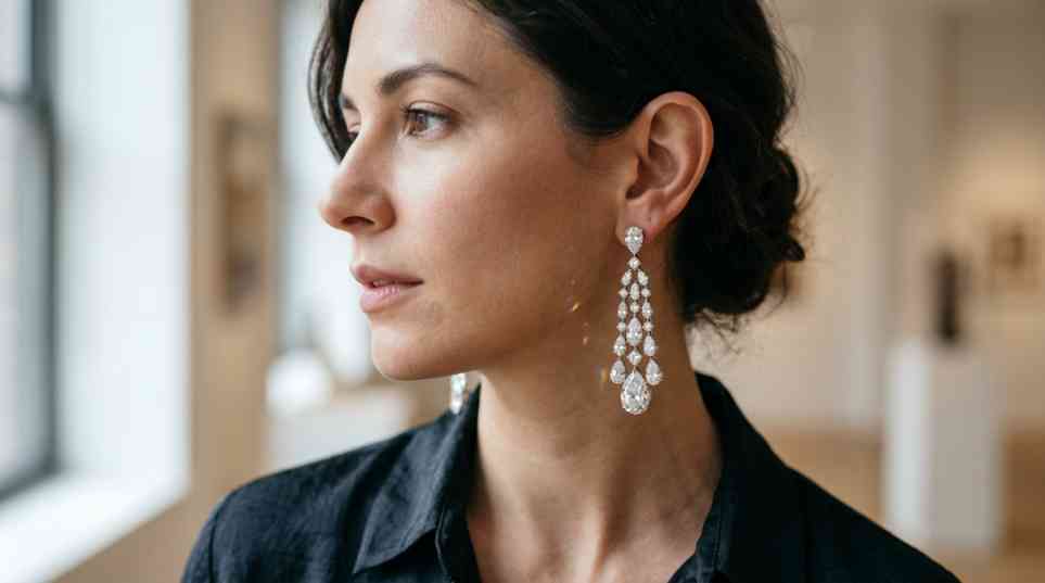 How Drop Diamond Earrings Catch Light and Create Sparkle