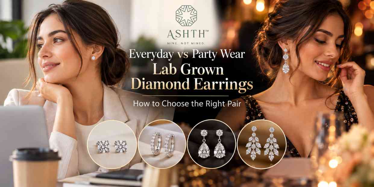 Everyday vs Party Wear Lab Grown Diamond Earrings: How to Choose the Right Pair
